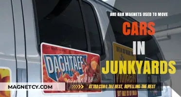 Do Junkyards Use Bar Magnets to Move Scrapped Cars?