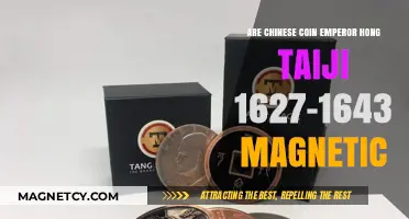 Exploring the Magnetic Properties of Chinese Coins from Emperor Hong Taiji's Reign