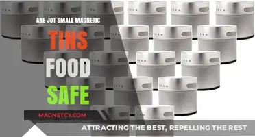 Exploring the Safety of Small Magnetic Tins for Food Storage