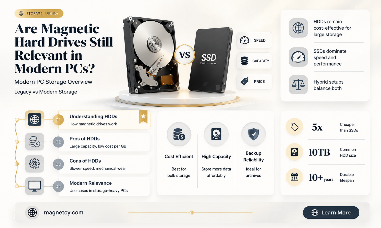 are there magnetic hard drives still used in pcs