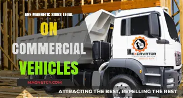 Navigating the Legal Landscape: Magnetic Signs on Commercial Vehicles