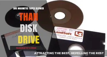 Comparing Data Storage Speed: Magnetic Tapes vs. Disk Drives