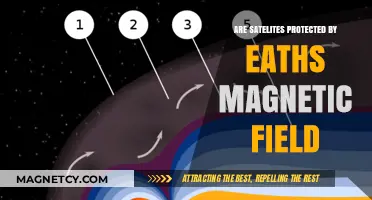 Shielded from Above: Earth's Magnetic Field and Satellite Protection