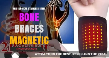 Exploring the Magnetic Properties of Surgical Stainless Steel Bone Braces