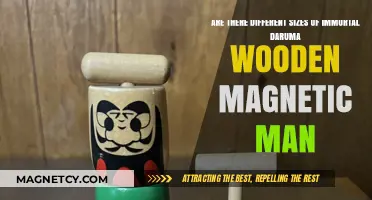 Exploring the Varied Sizes of Immortal Daruma Wooden Magnetic Figures