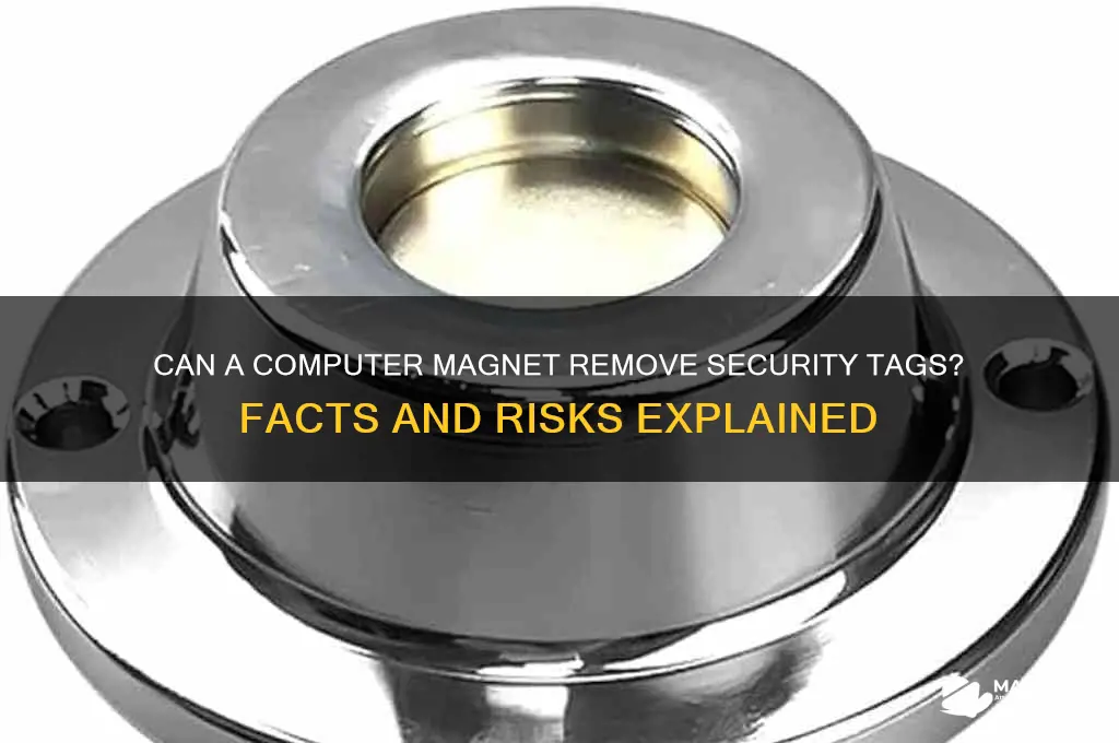can a computer magnet remove security tag