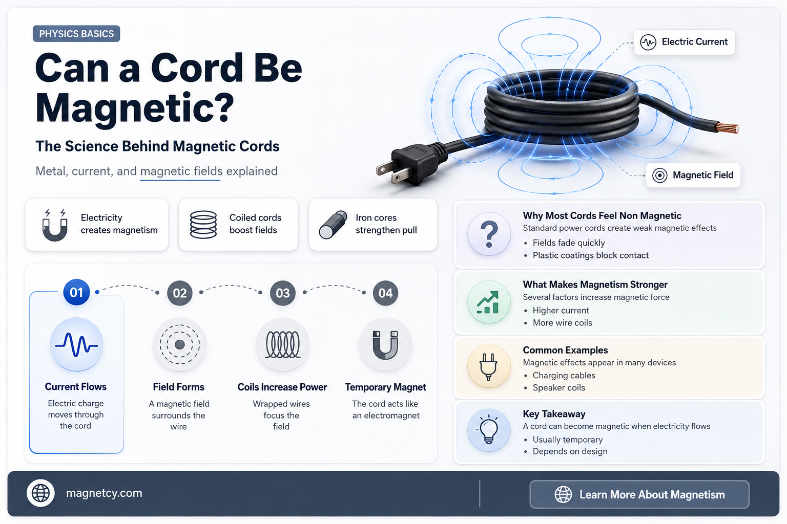 can a cord be magnetic