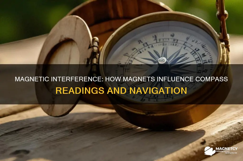 can a magnet affect a compass