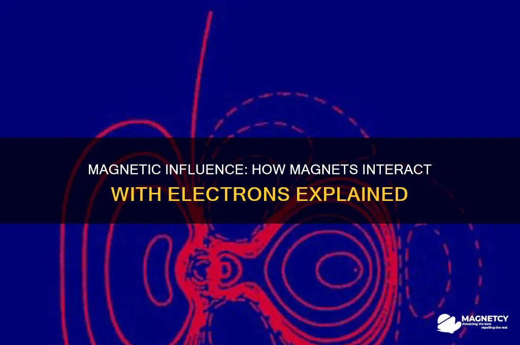 can a magnet affect electrons