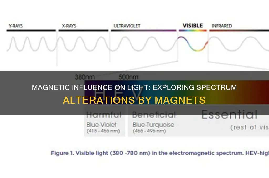 can a magnet affect the spectrum