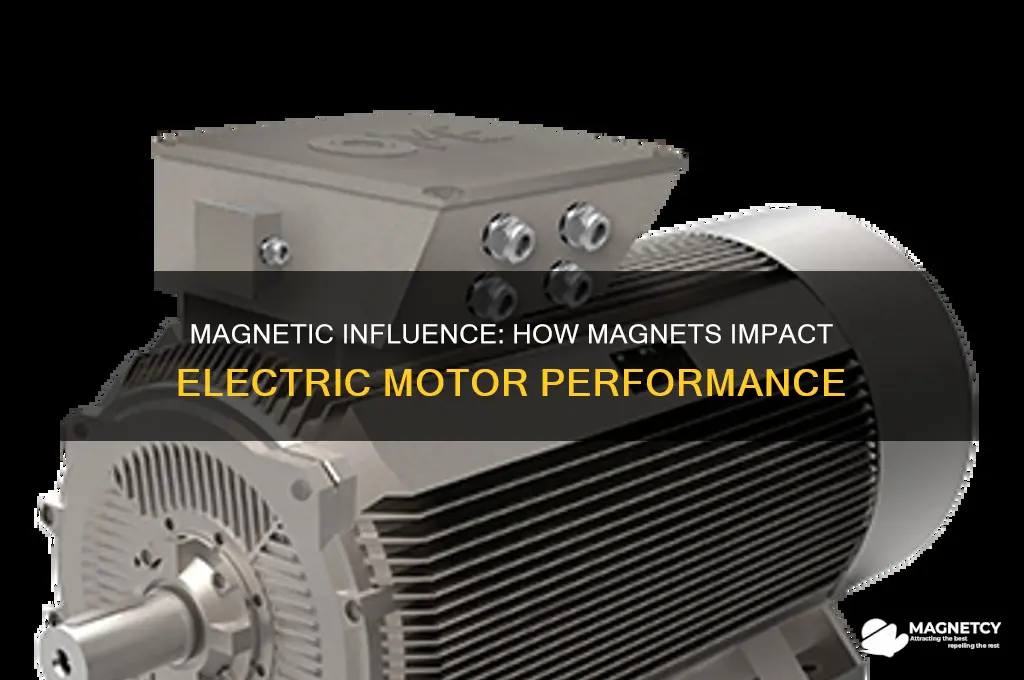 can a magnet affect the working of an electric motor