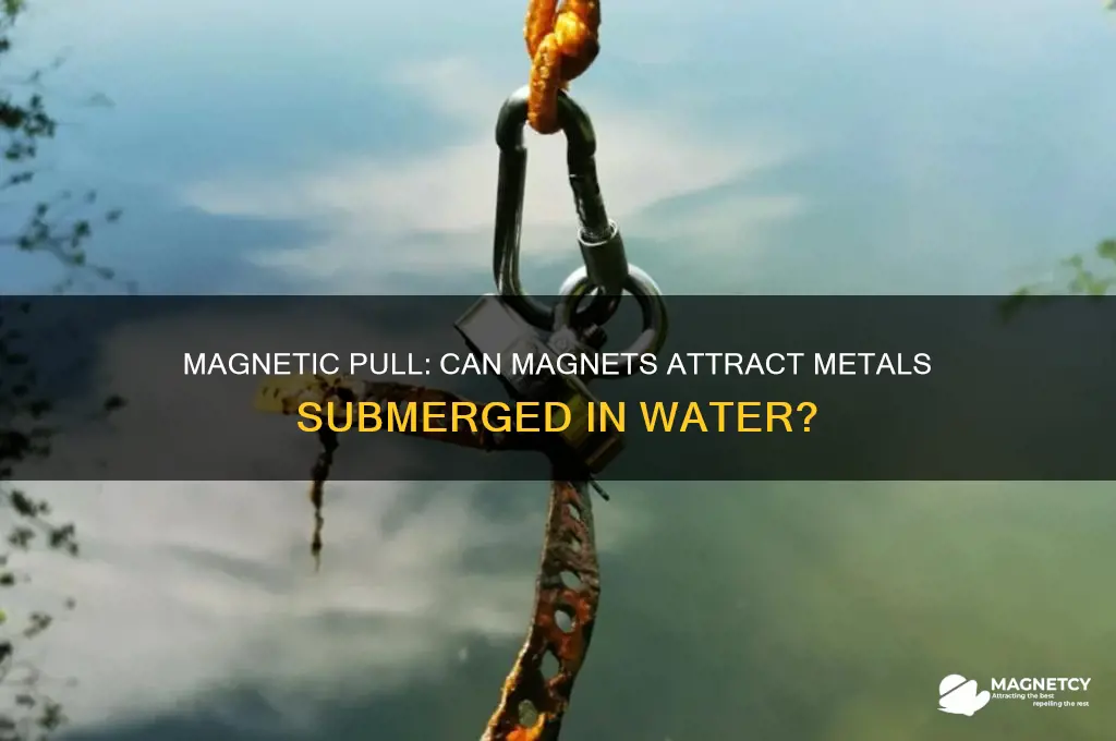 can a magnet attract metals in water