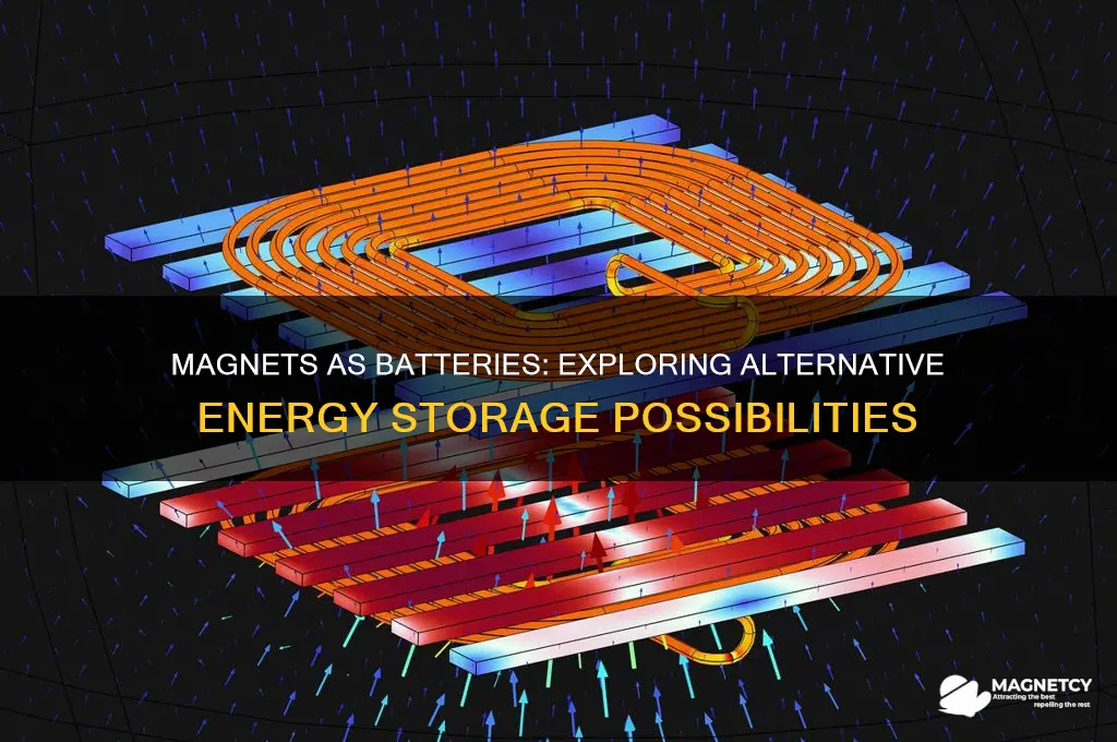 can a magnet be used as a battery