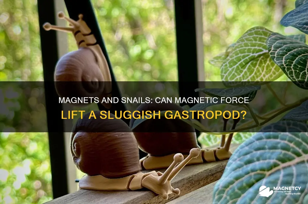 can a magnet be used to pick up a snail