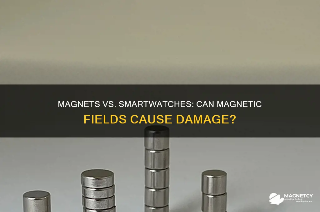 can a magnet break a smartwatch