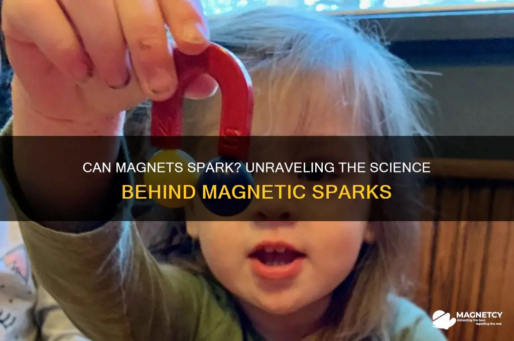 can a magnet cause a spark