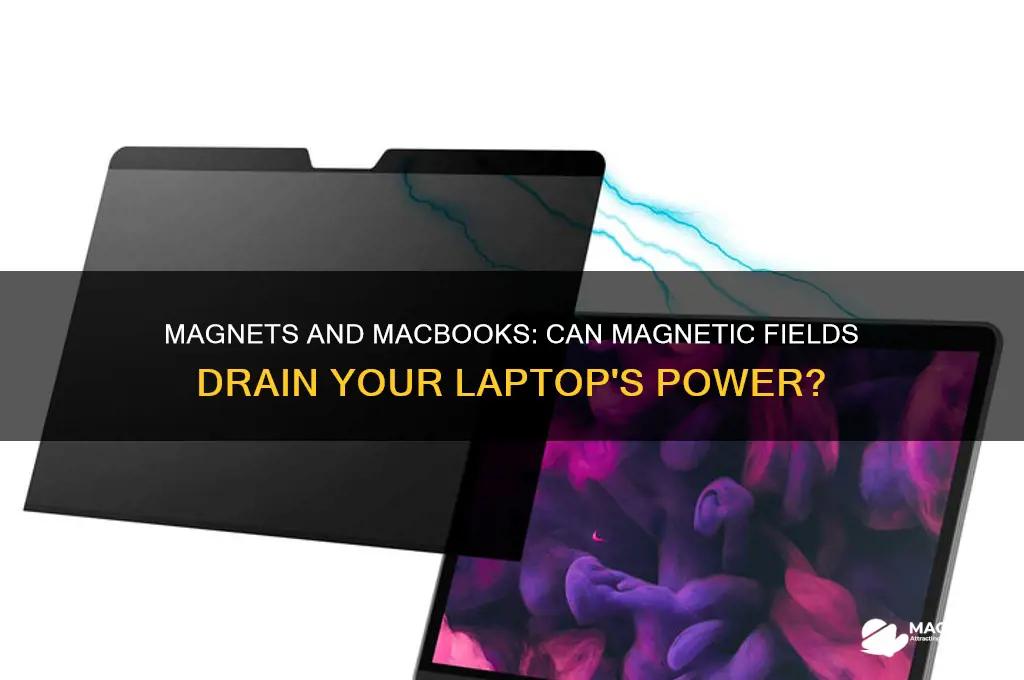 can a magnet cause macbook to lose power