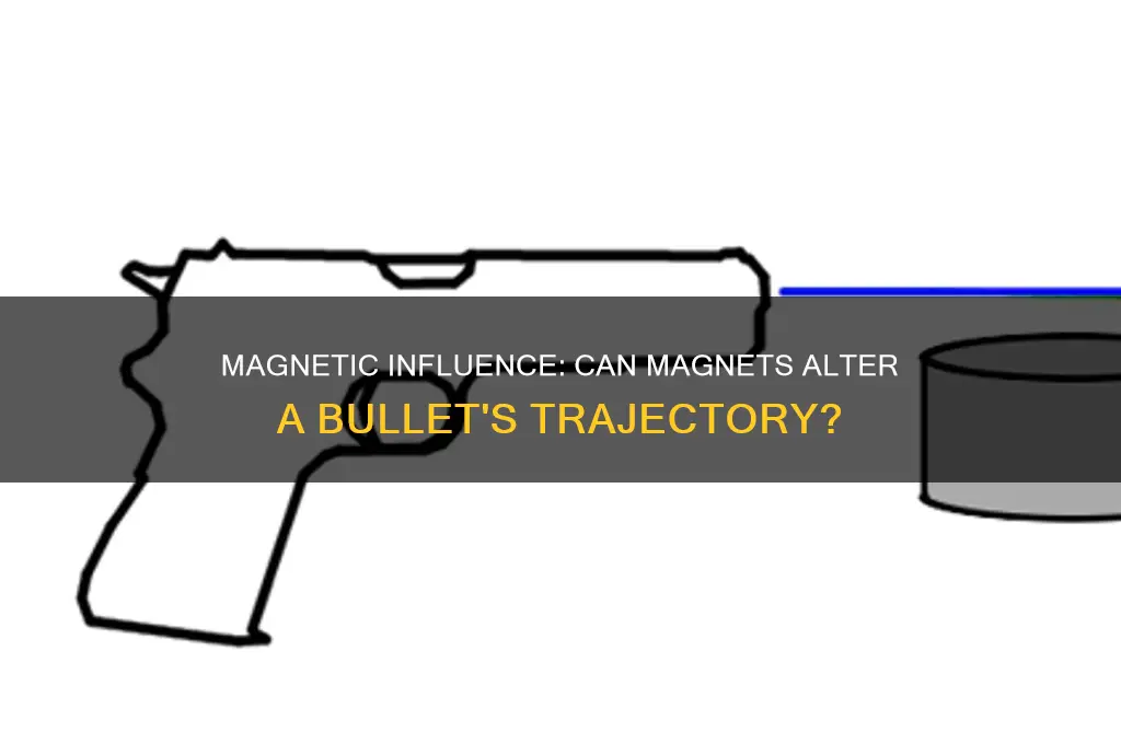 can a magnet change a bullets path