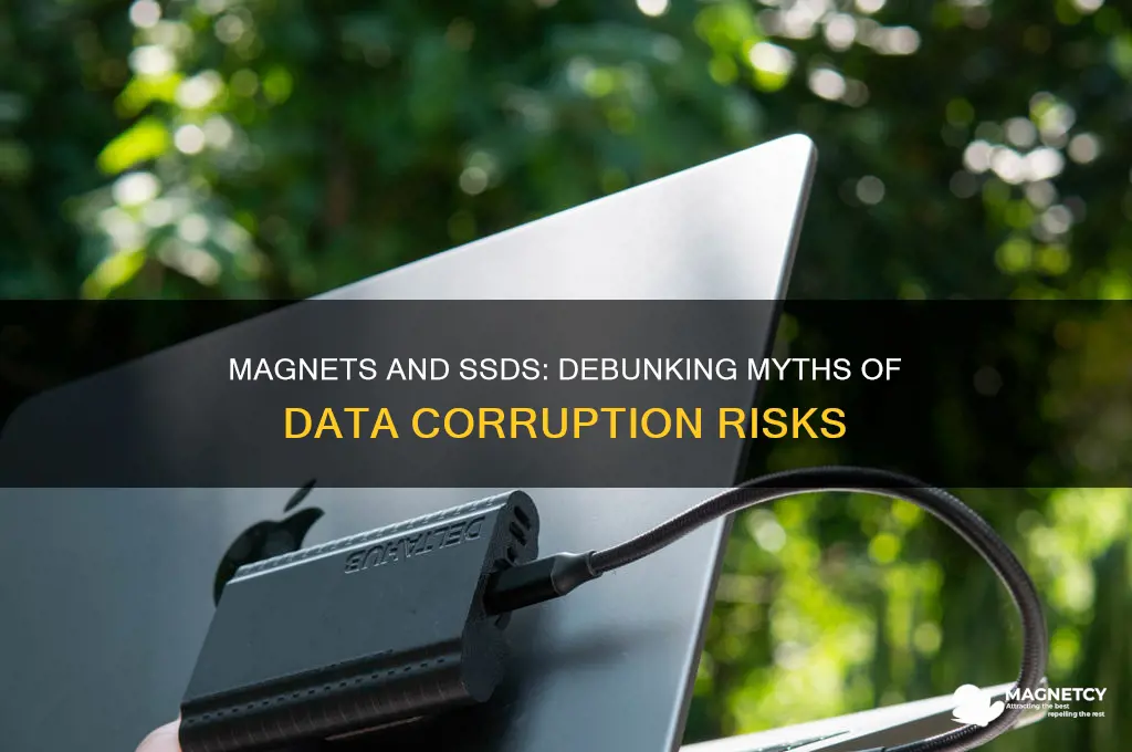 can a magnet corrupt an ssd drive