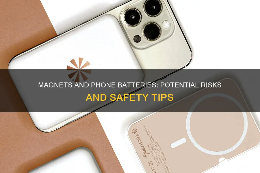 can a magnet damage a cell phone battery
