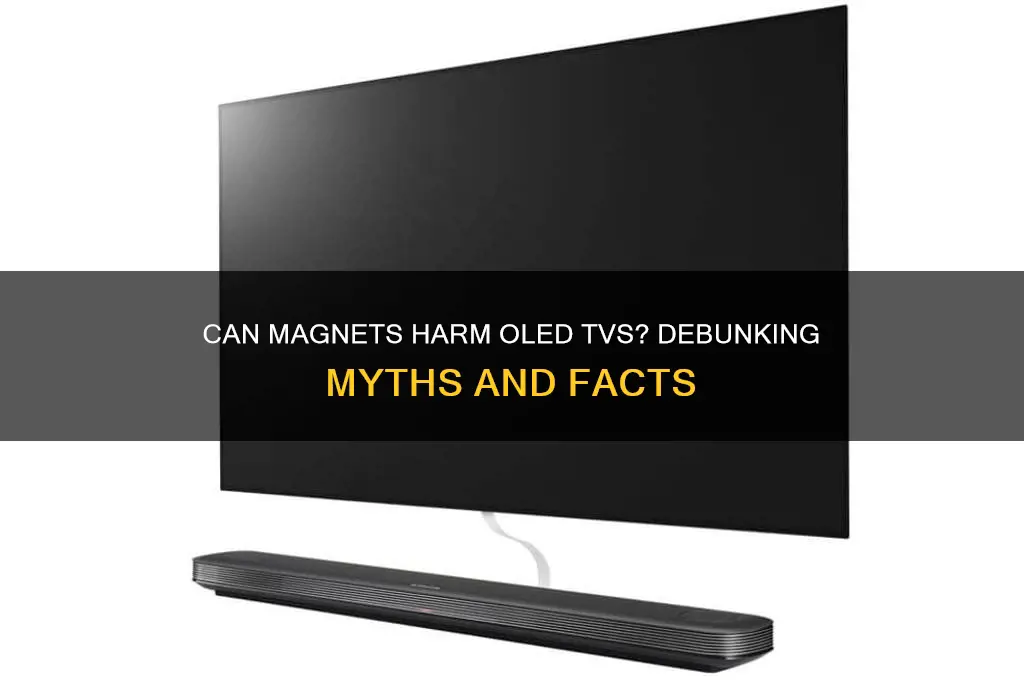 can a magnet damage an oled tv