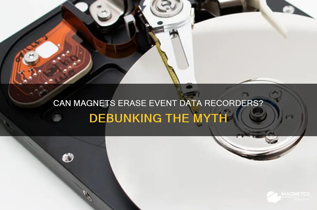 can a magnet delete event data recorder
