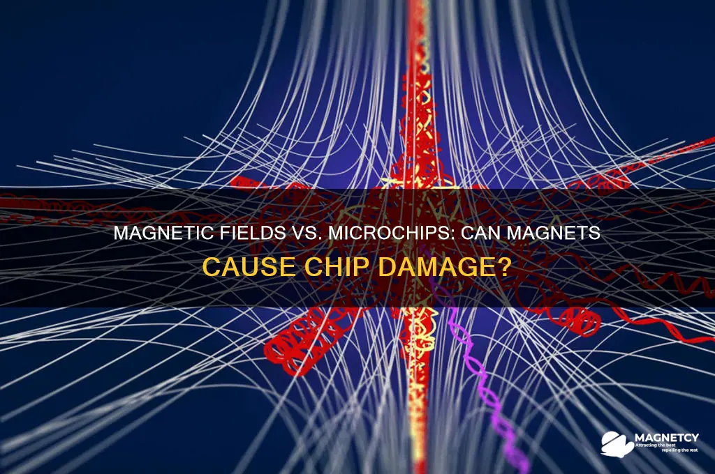 can a magnet destroy a microchip