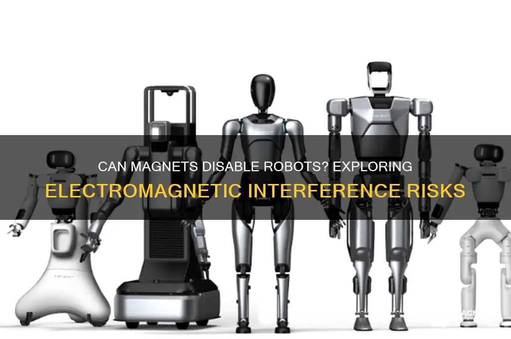 can a magnet disable a robot