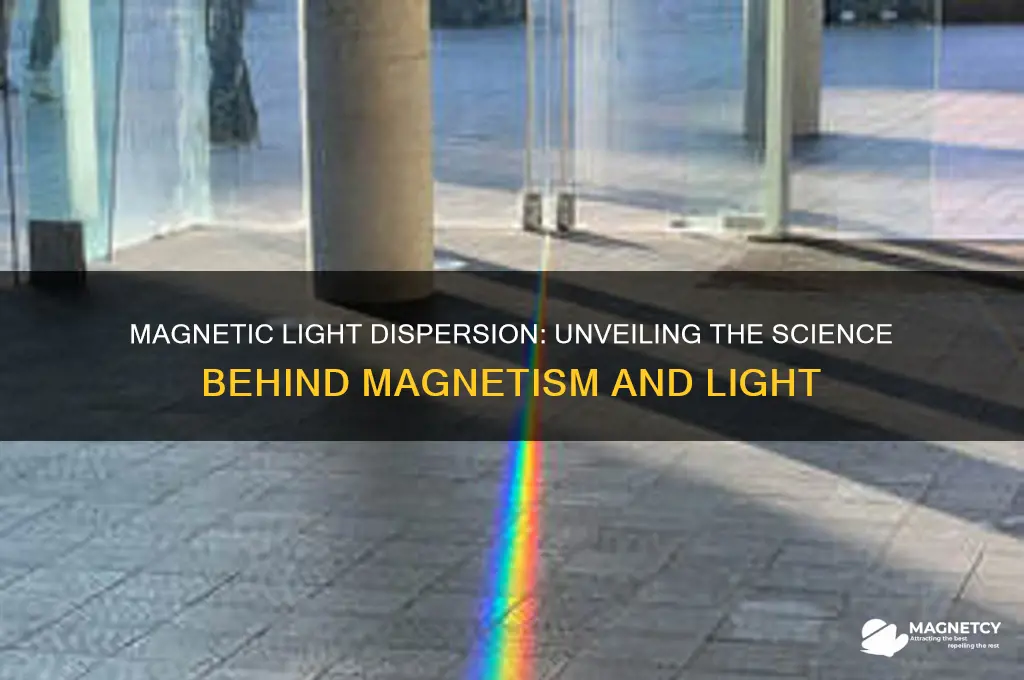 can a magnet disperse light