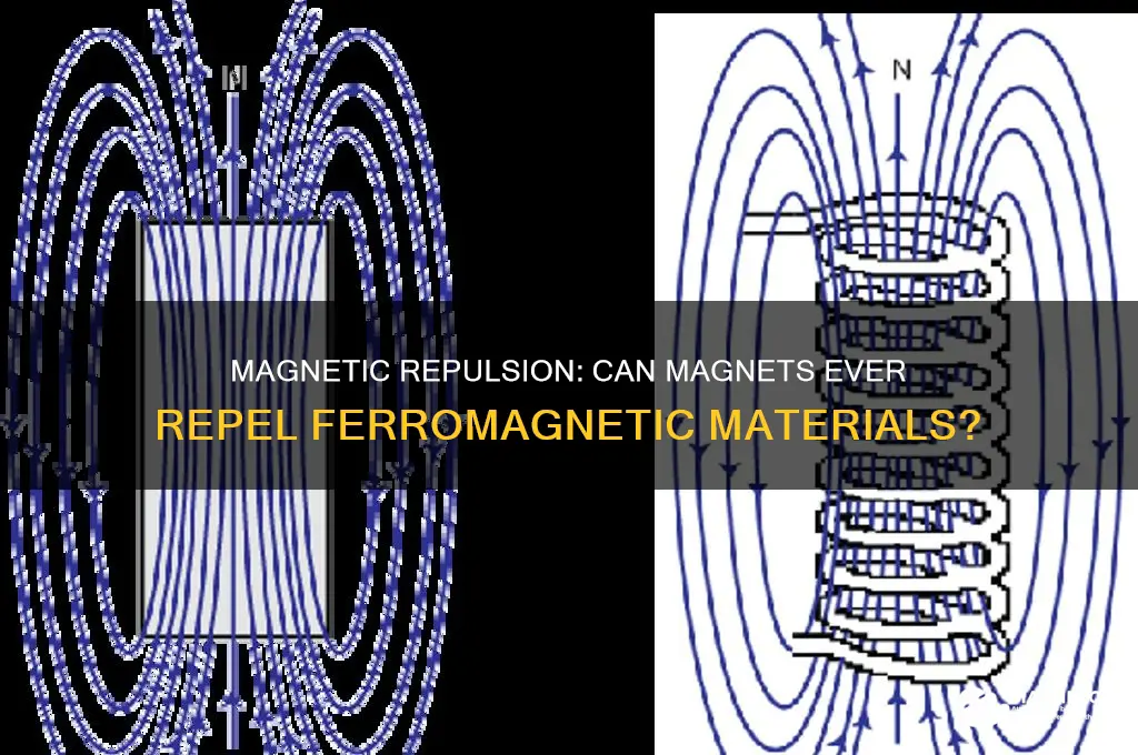 can a magnet ever repel a ferromagnetic material
