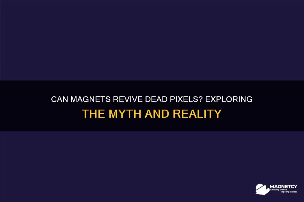 can a magnet fix a dead pixel
