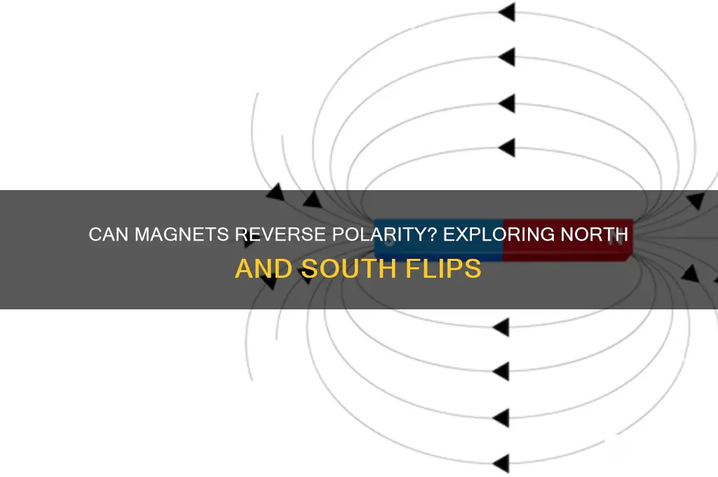 can a magnet flip north and south sides