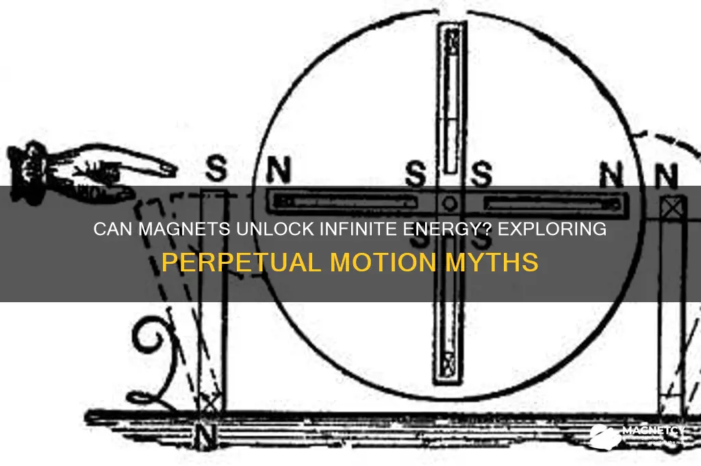 can a magnet generate infinite power