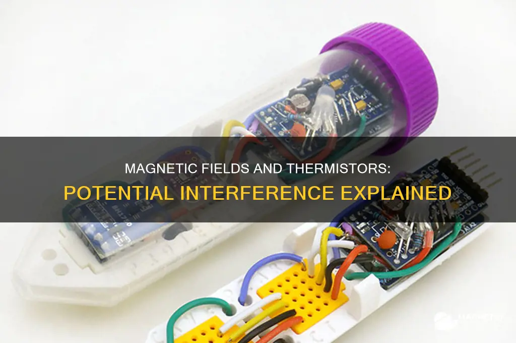 can a magnet interfere with a thermister
