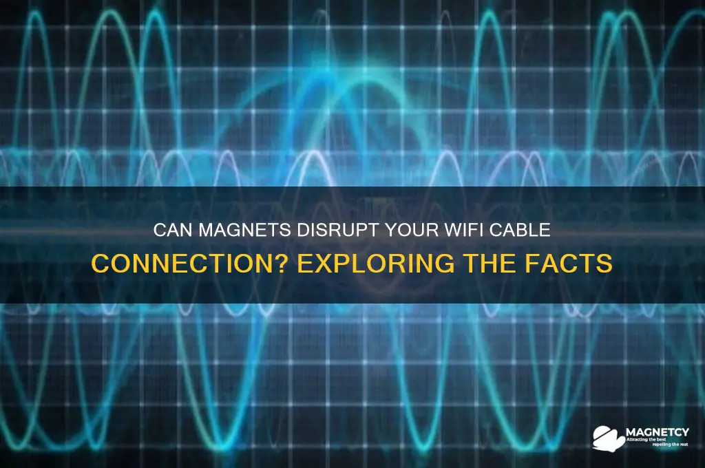 can a magnet interfere with wifi cable