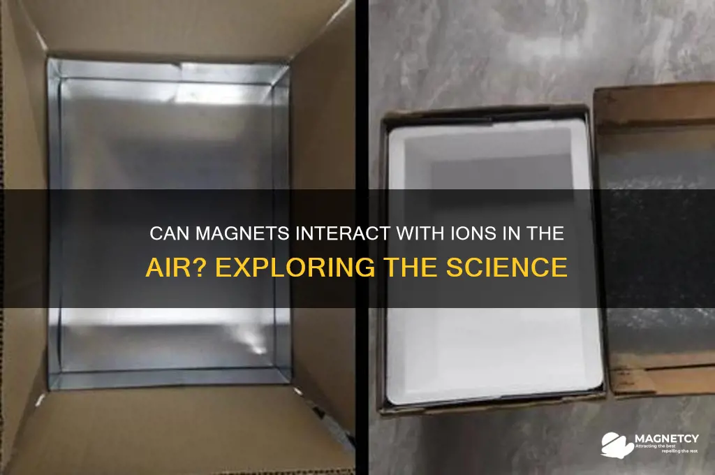 can a magnet ions in the air