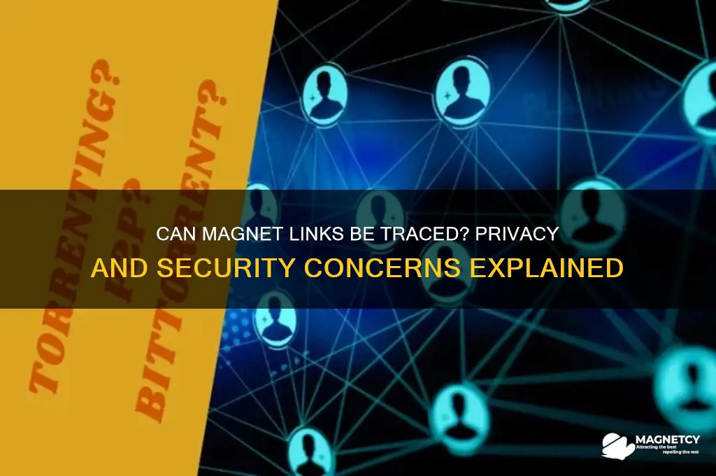 can a magnet link be traced