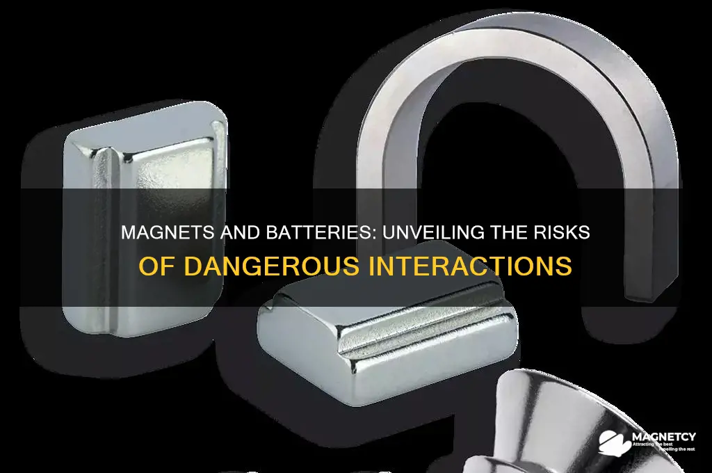 can a magnet make a battery damgerous