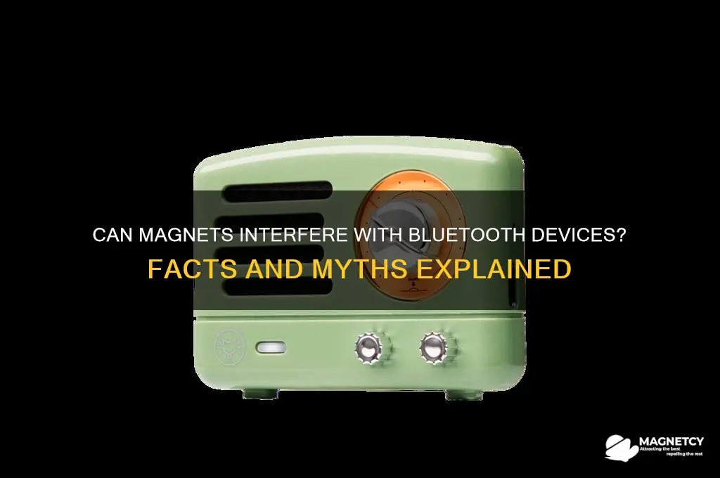 can a magnet mess up my blue toothe device