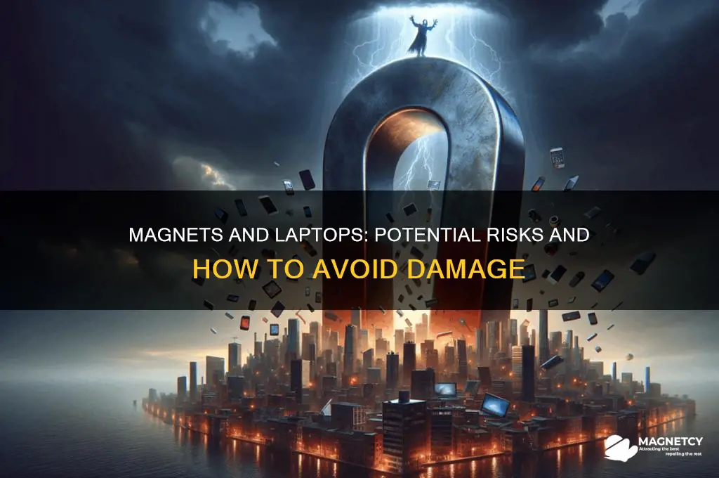 can a magnet mess up your laptop