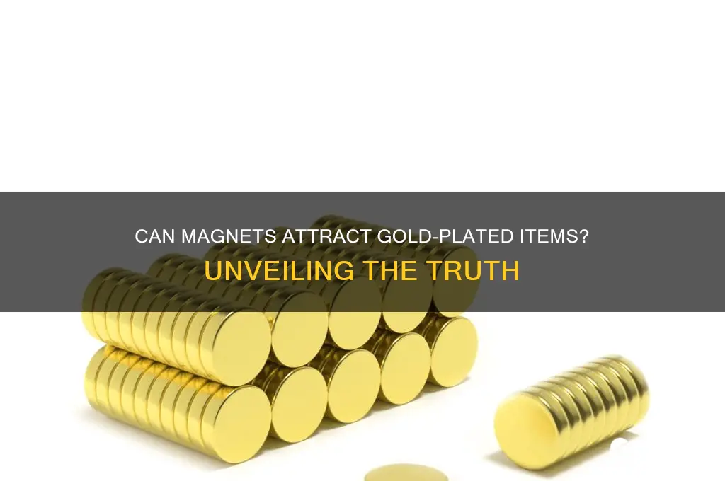 can a magnet pick up gold plated
