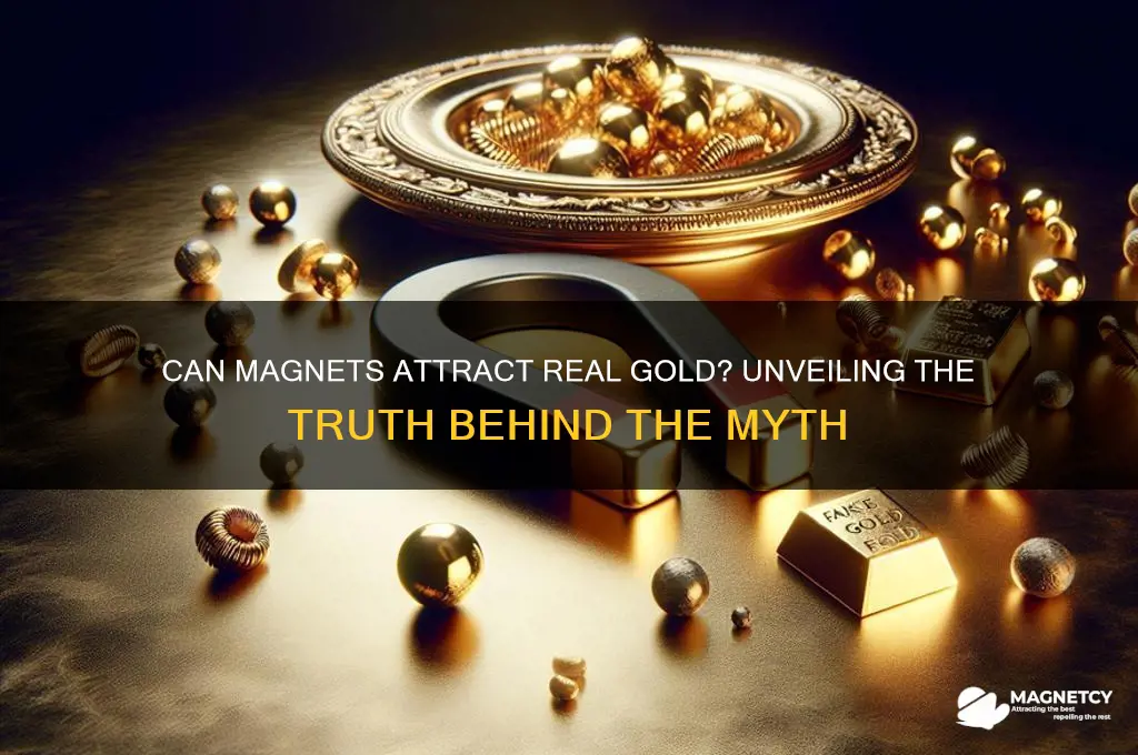 can a magnet pick up real gold
