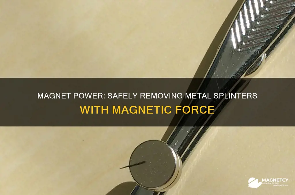 can a magnet remove a metal splinter