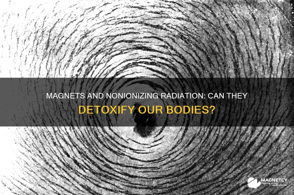 can a magnet remove nonionizing radiation from our bodies