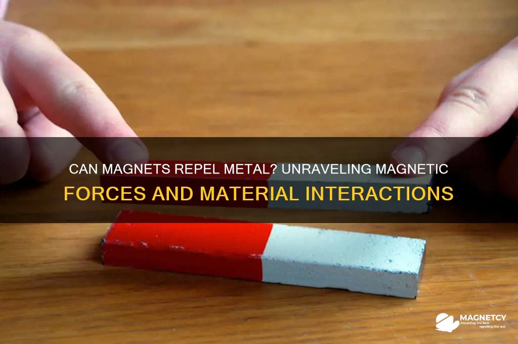 can a magnet repel metal