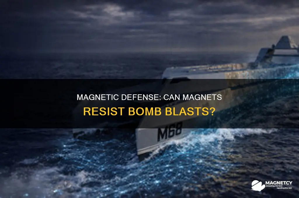 can a magnet resist a bomb
