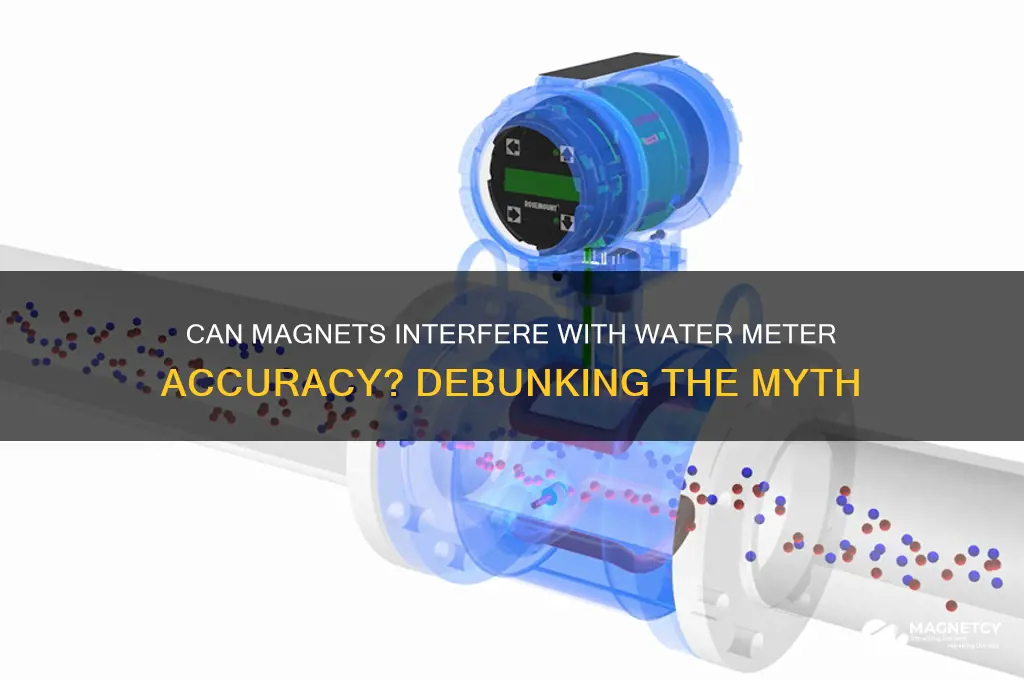 can a magnet screw up a water meter