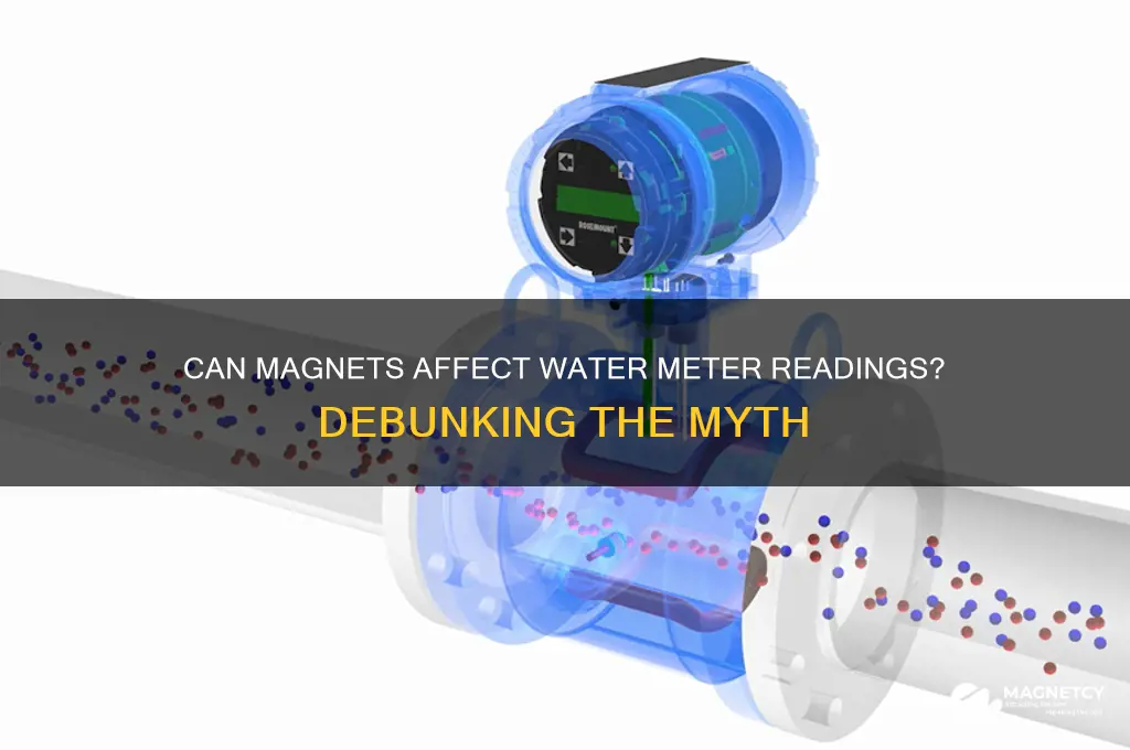 can a magnet slow down a water meter