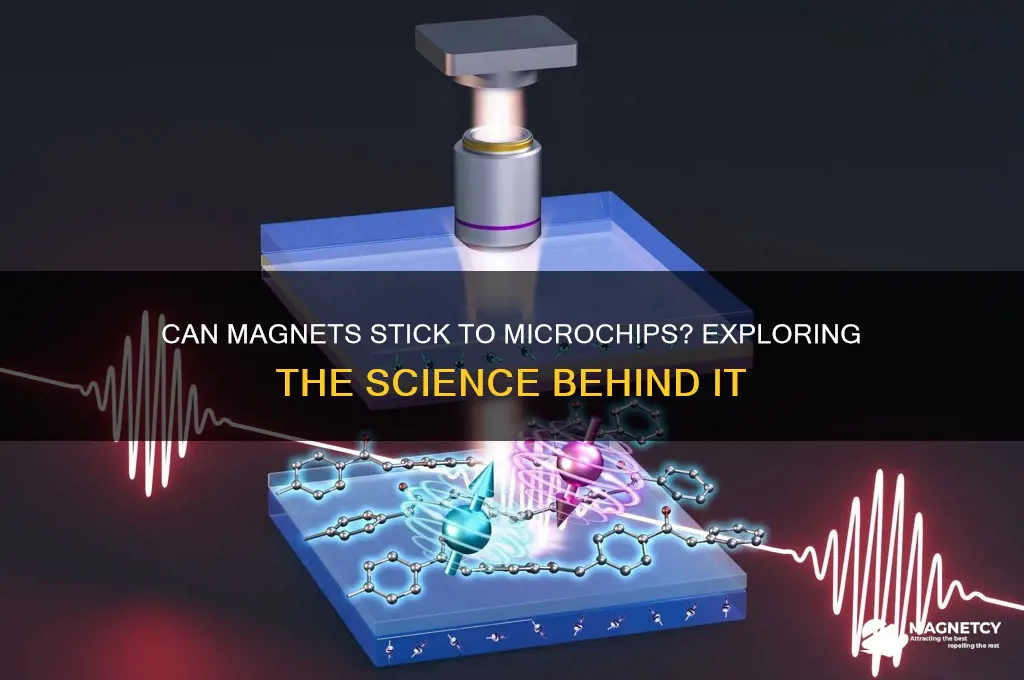 can a magnet stick to a microchip