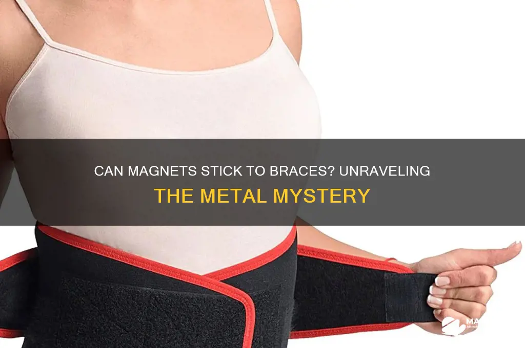 can a magnet stick to braces